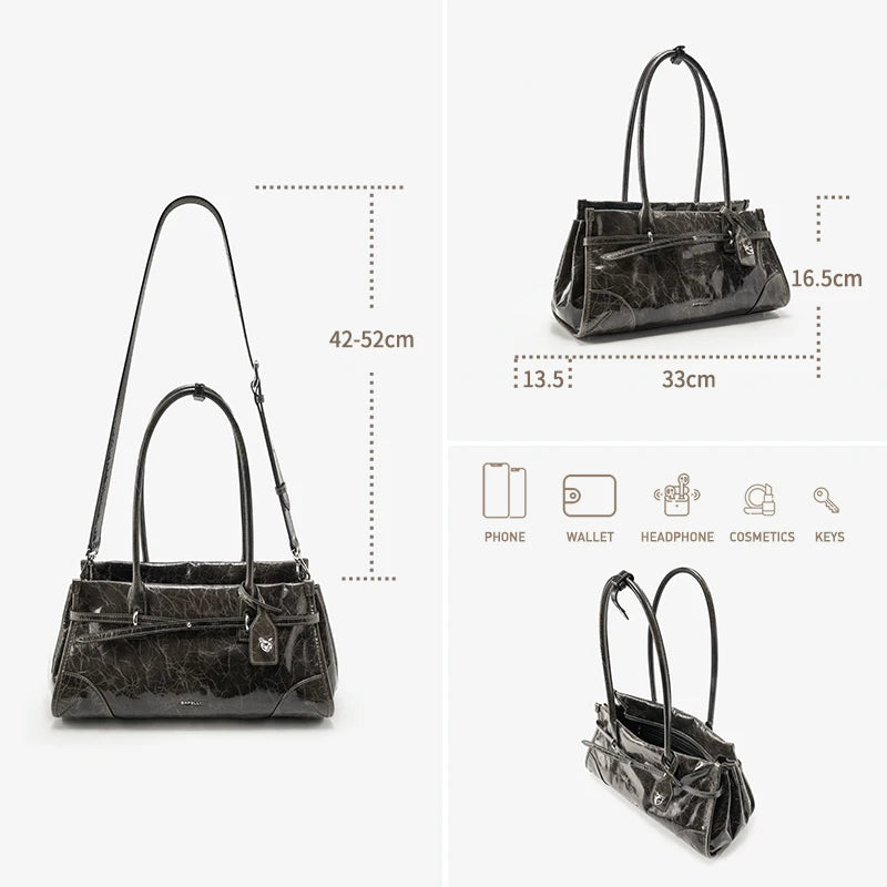 2026 Saffiano Leather Tote Bag