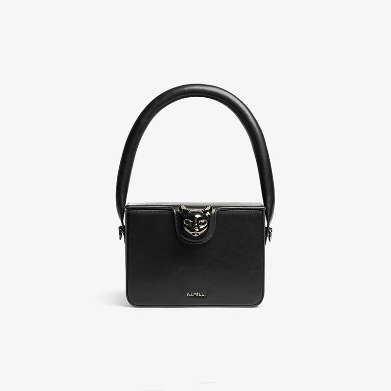 BAFELLI Boxy Leather Flap Shoulder Bag