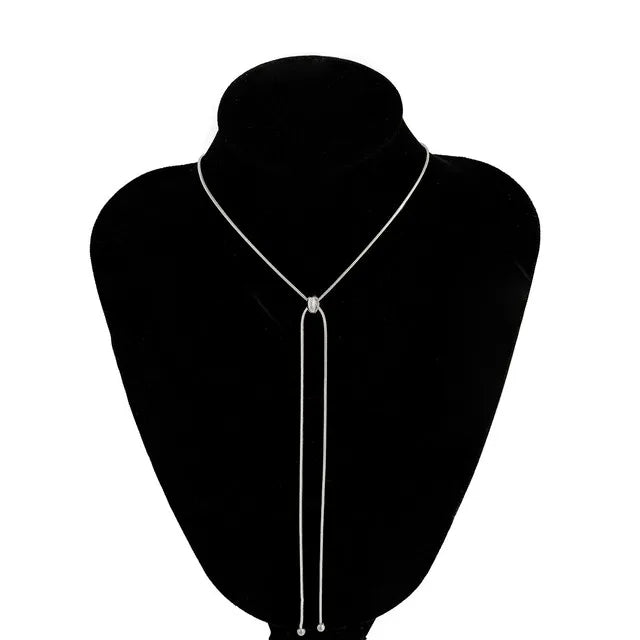 Snake Chain Ball Pendant Choker