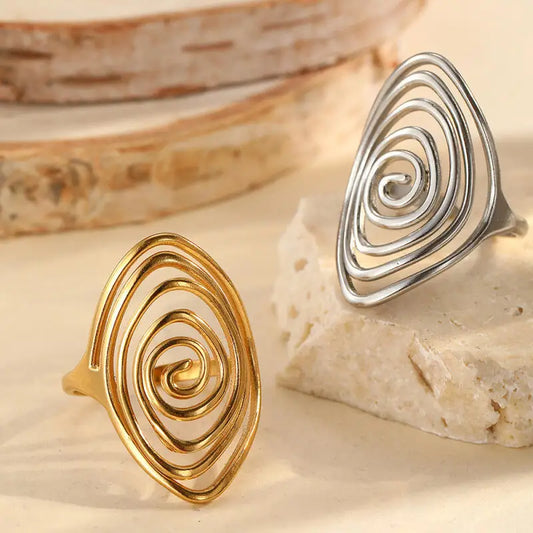 Spiral Open Ring