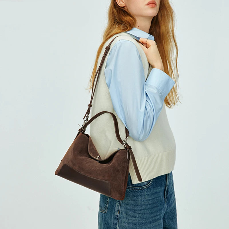 LA FESTIN Leather Shoulder Tote Bag