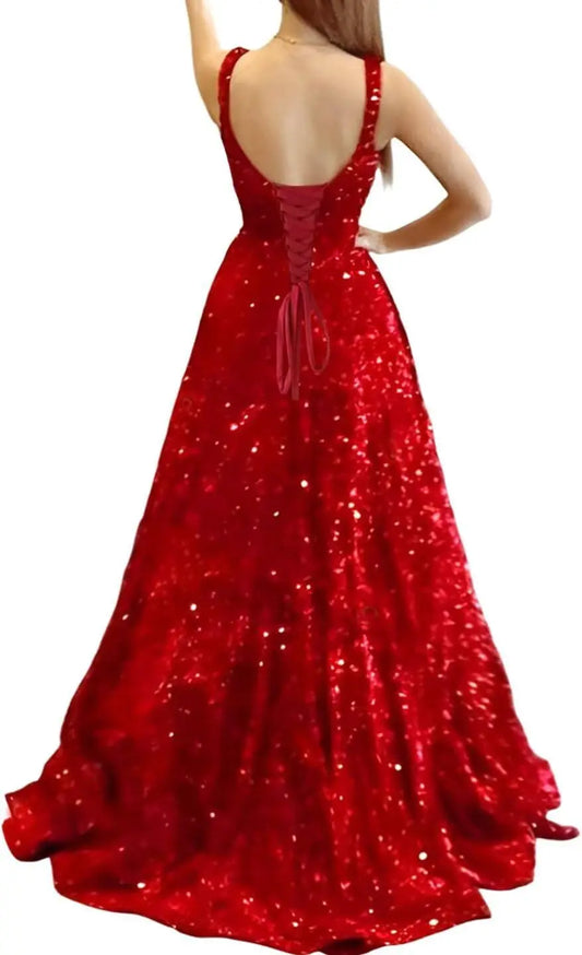 Prom Dresses Long A Line with Pockets Formal Evening