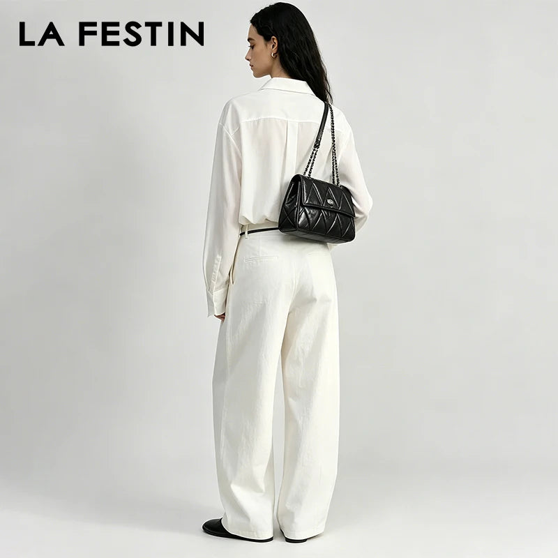 LA FESTIN Chain Shoulder Crossbody Bag 2026