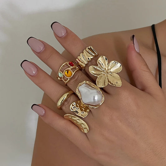 Baroque Flower Ring