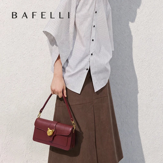 BAFELLI 2026 Luxury Cat Shoulder Bag