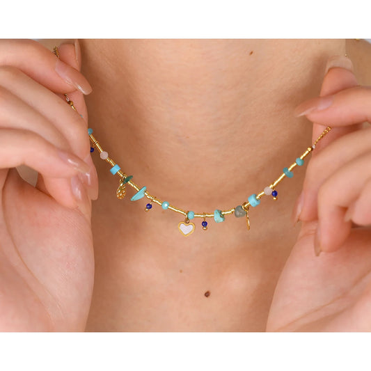 Bohemian Stone Necklace