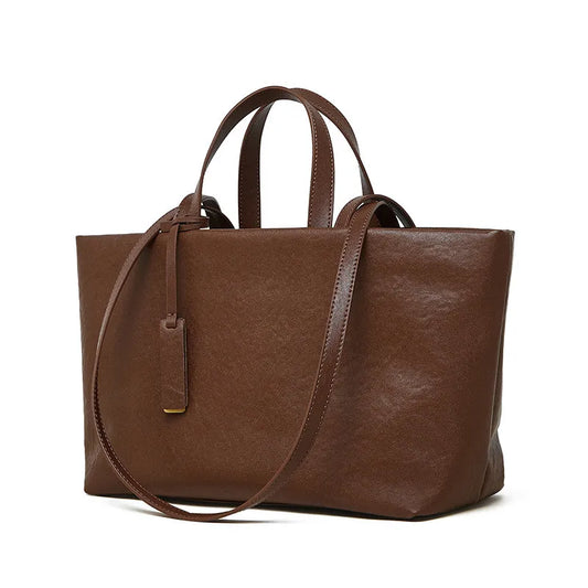 FOXER Women’s Vintage Leather Tote Bag 2026