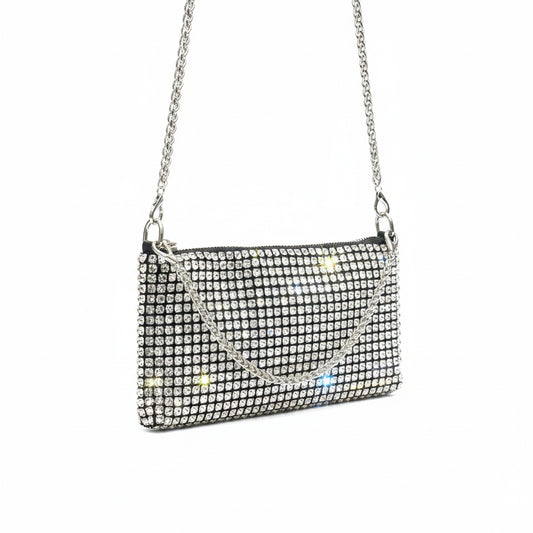 Luxury Designer Rhinestones Clutch Purse Bag Handle Bag Shoulder
