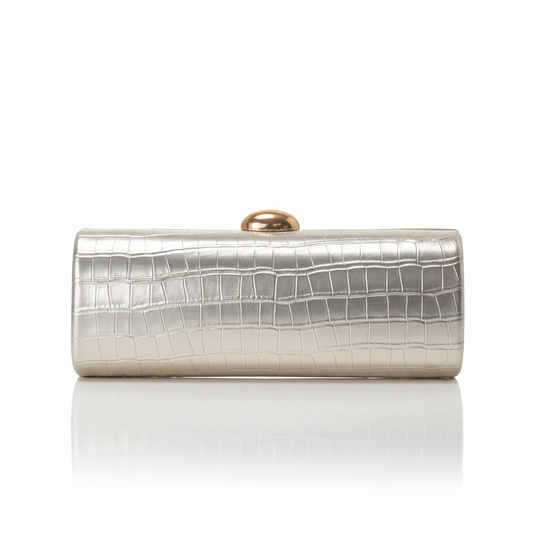 Ic Pu Leather Box Bag Female Glossy Golden Elegant