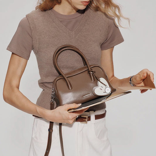 LA FESTIN Small Leather Crossbody Bag