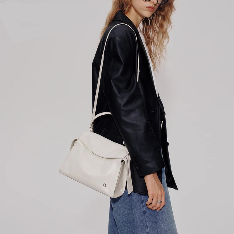 LA FESTIN Large Leather Crossbody Bag