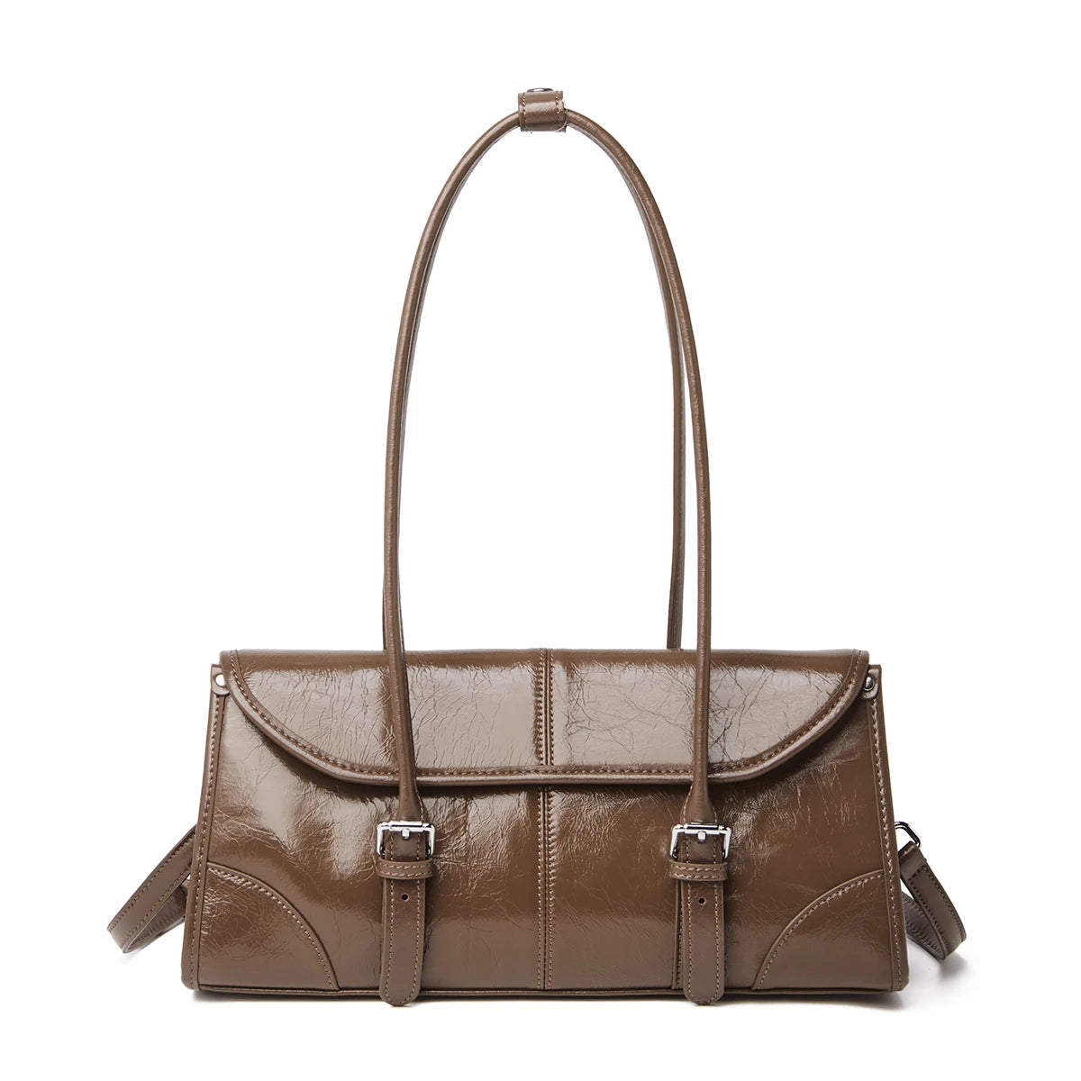 FOXER Women’s Large Leather Underarm Bag 2026