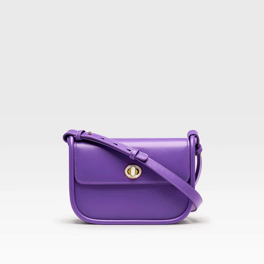 Leather Saddle Crossbody Bag
