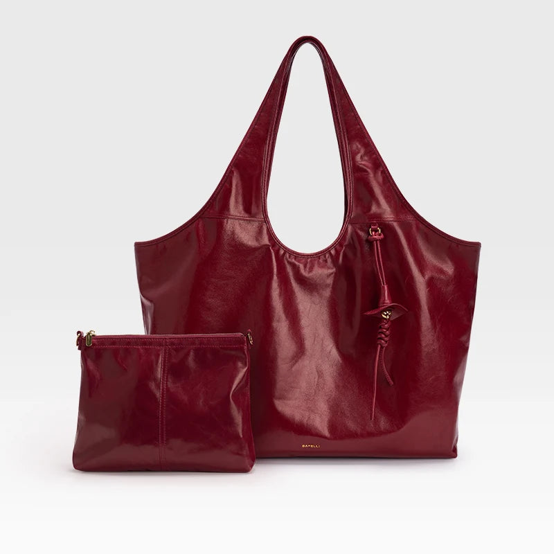 Genuine Leather Large Tote Bag