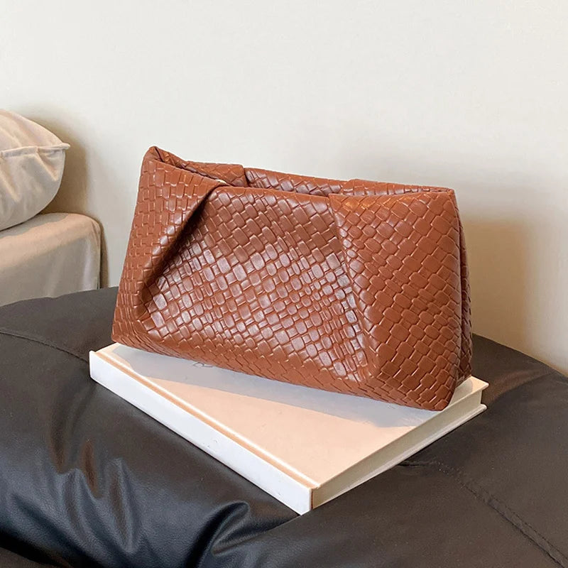 Retro Woven Tote Bag