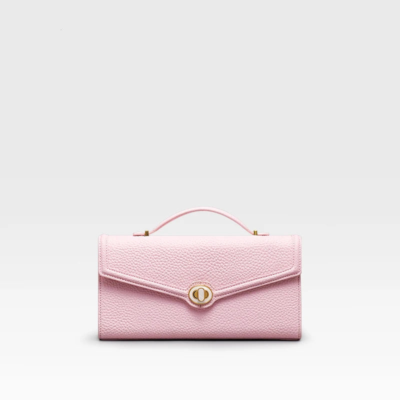 BAFELLI Leather Evening Clutch Bag