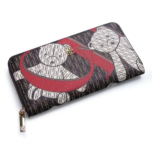 Multiple Pattern Wallet Print Design Classic Wallet Solid Color