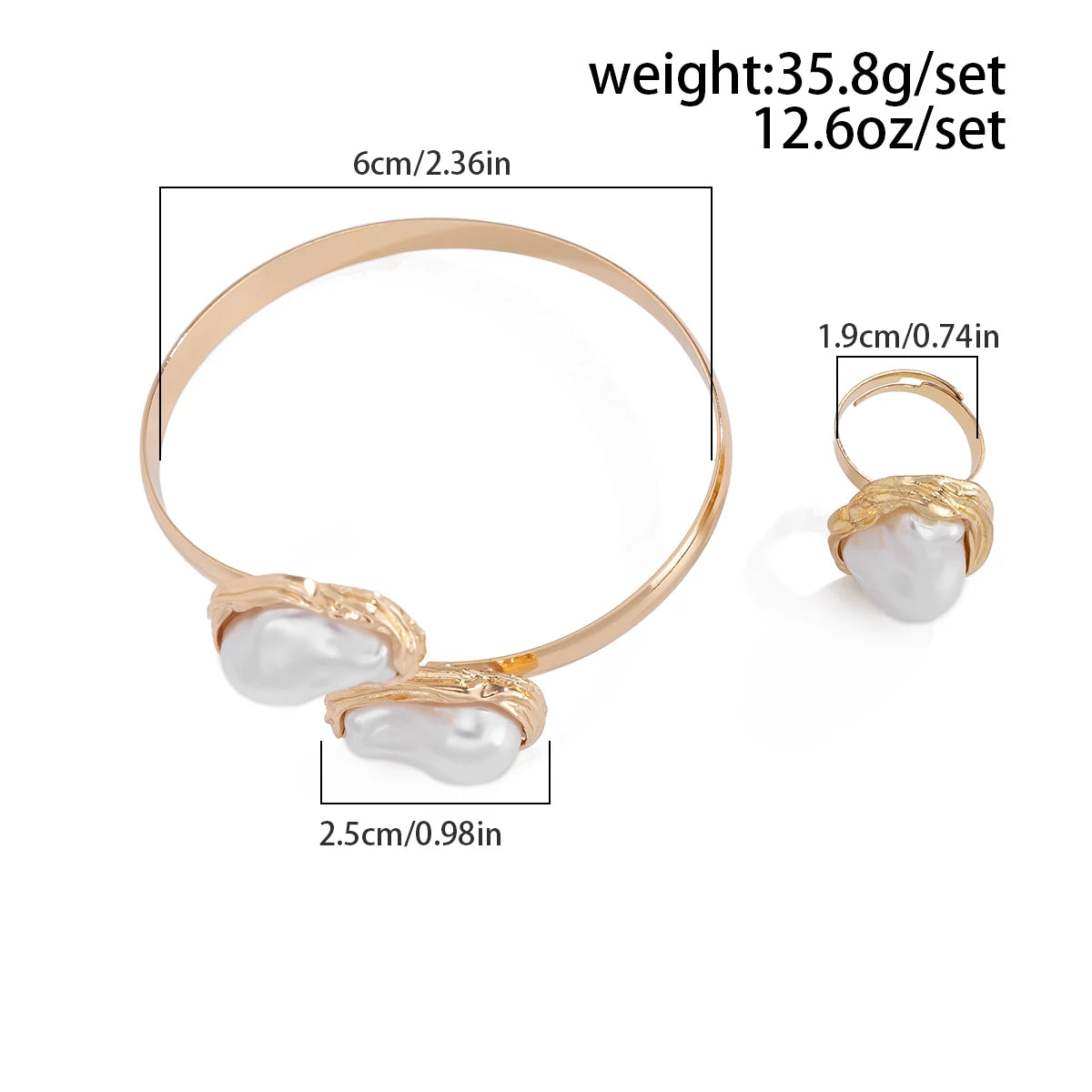 Luxury Pearl Jewelry Set
