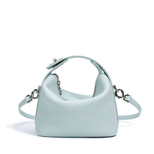 Mini Leather Tote Crossbody Bag