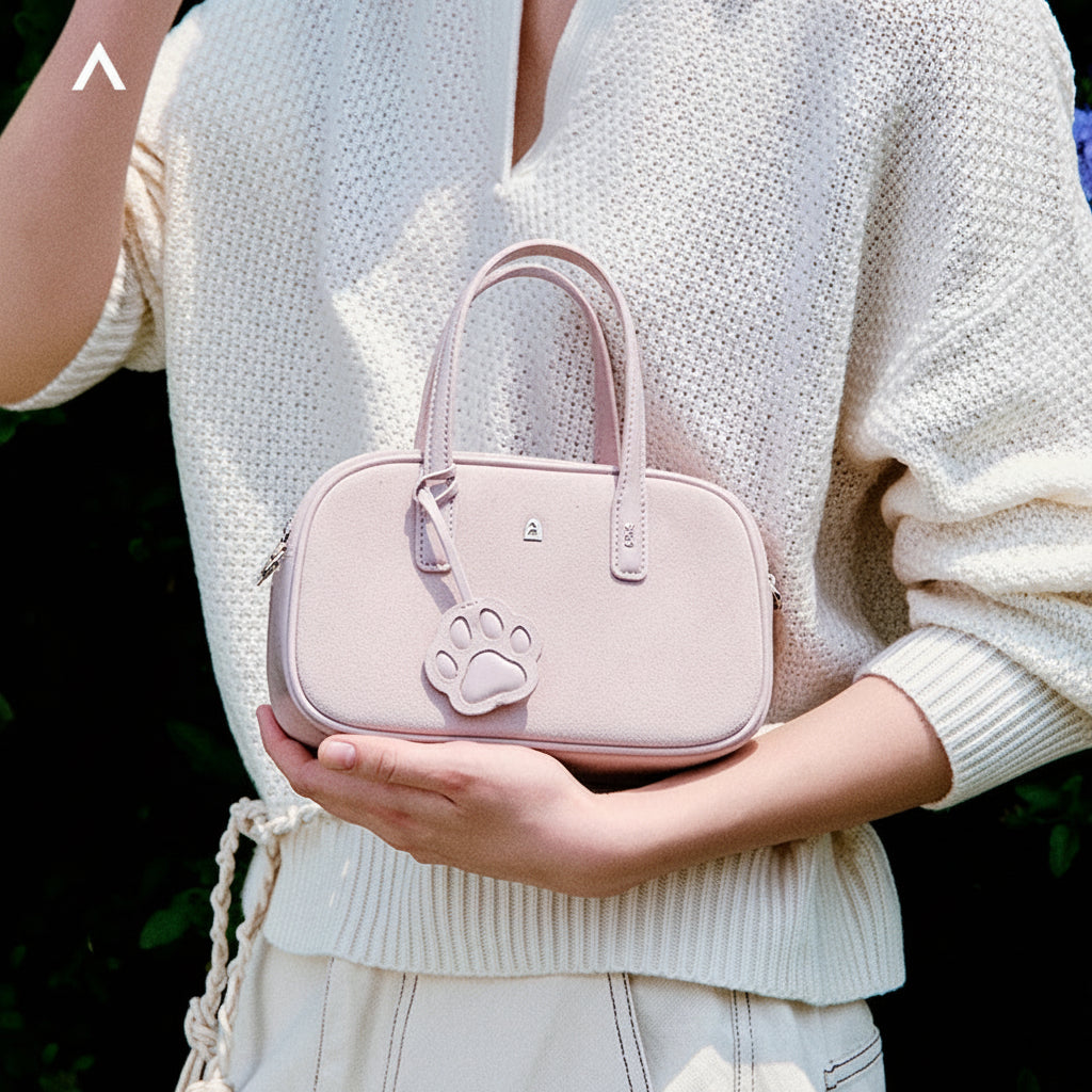 LA FESTIN Suede Shoulder Bag