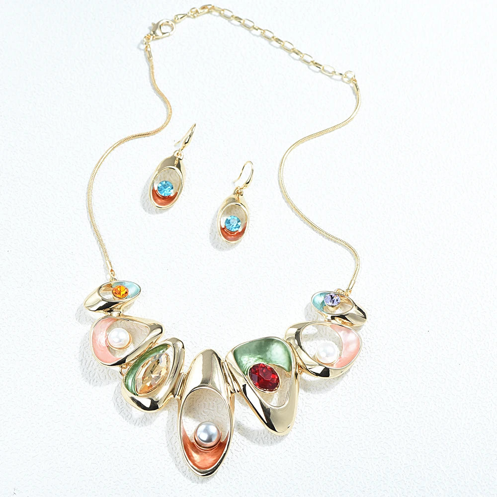 Luxury Gold Jewelry Set