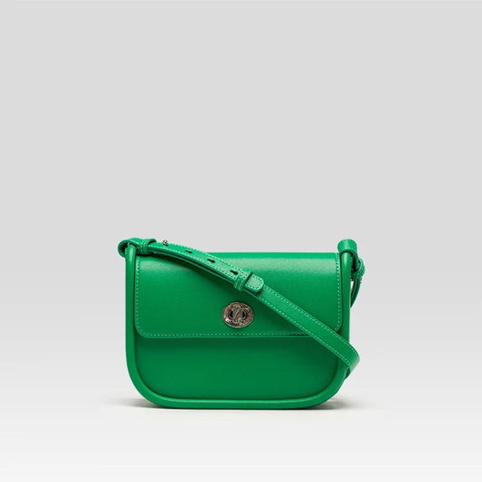 Leather Saddle Crossbody Bag