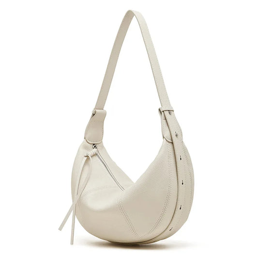 YANATARI Soft Leather Dumpling Crossbody Bag