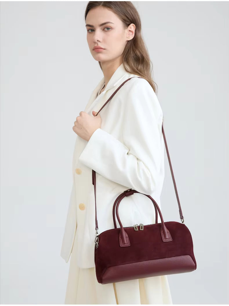 Women’s Suede Rectangular Tote Bag