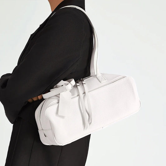 Large Leather Tote Shoulder Bag