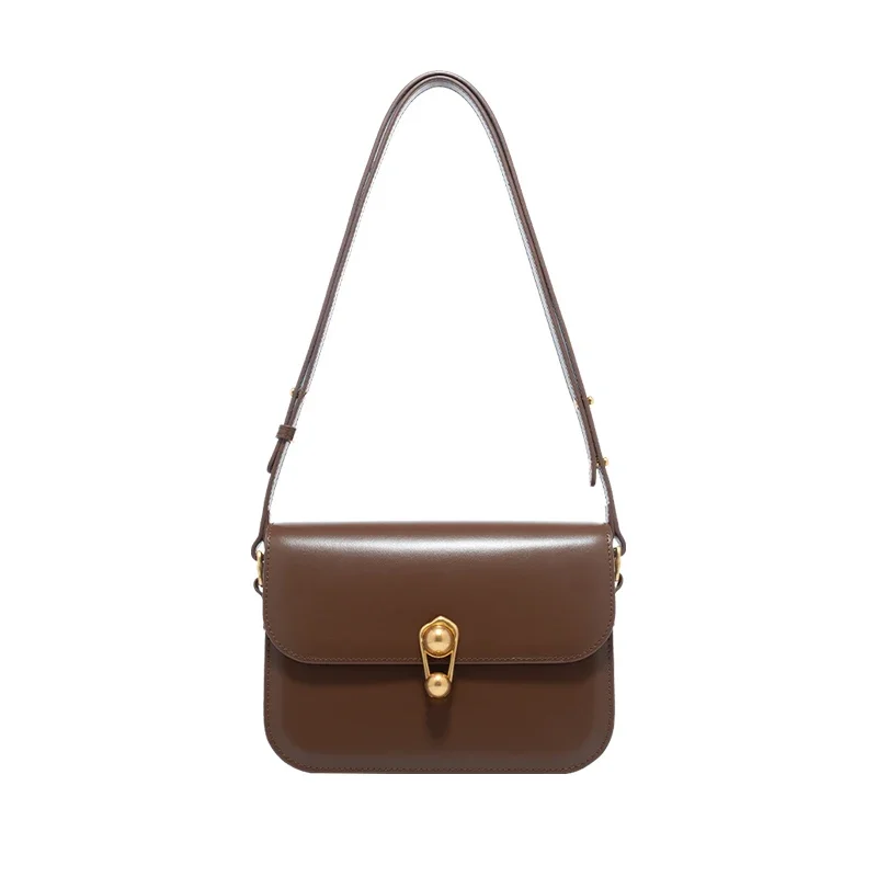 LA FESTIN Square Leather Tote Bag