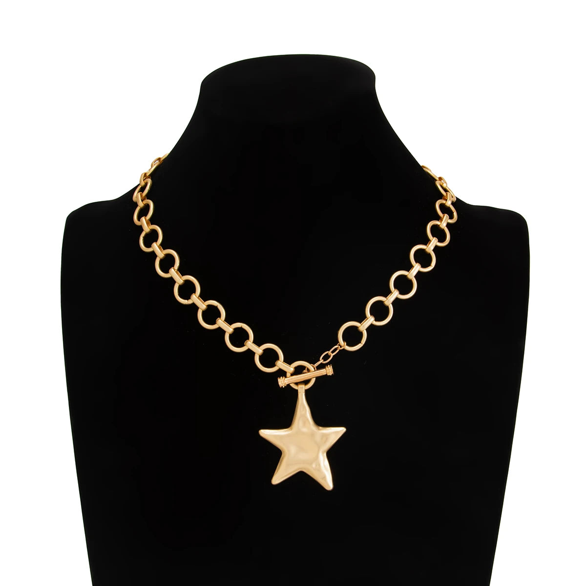 Punk Star Pendant Choker