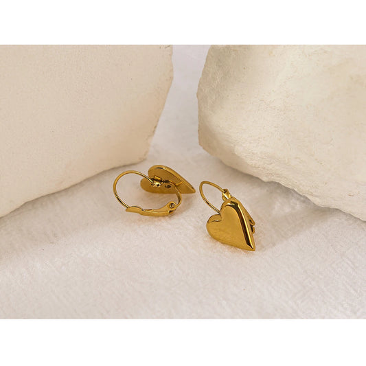 Heart Hoop Earrings