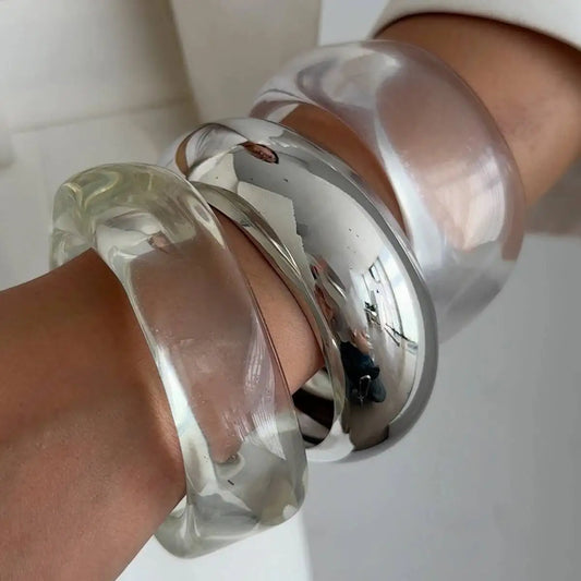 Clear Acrylic Bangle