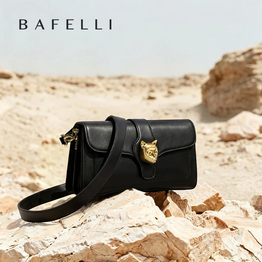 BAFELLI 2026 Luxury Cat Shoulder Bag