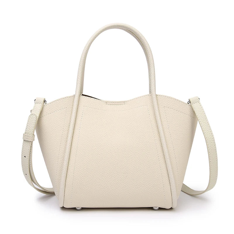 Women’s Vintage Genuine Leather Bat Crossbody Bag