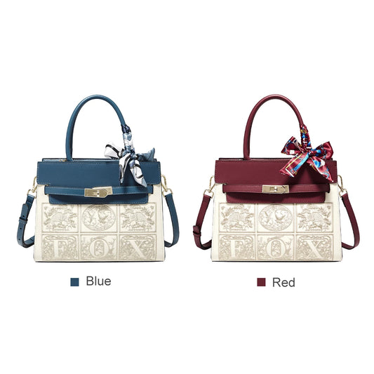 FOXER Women’s Embroidered Shoulder Bag