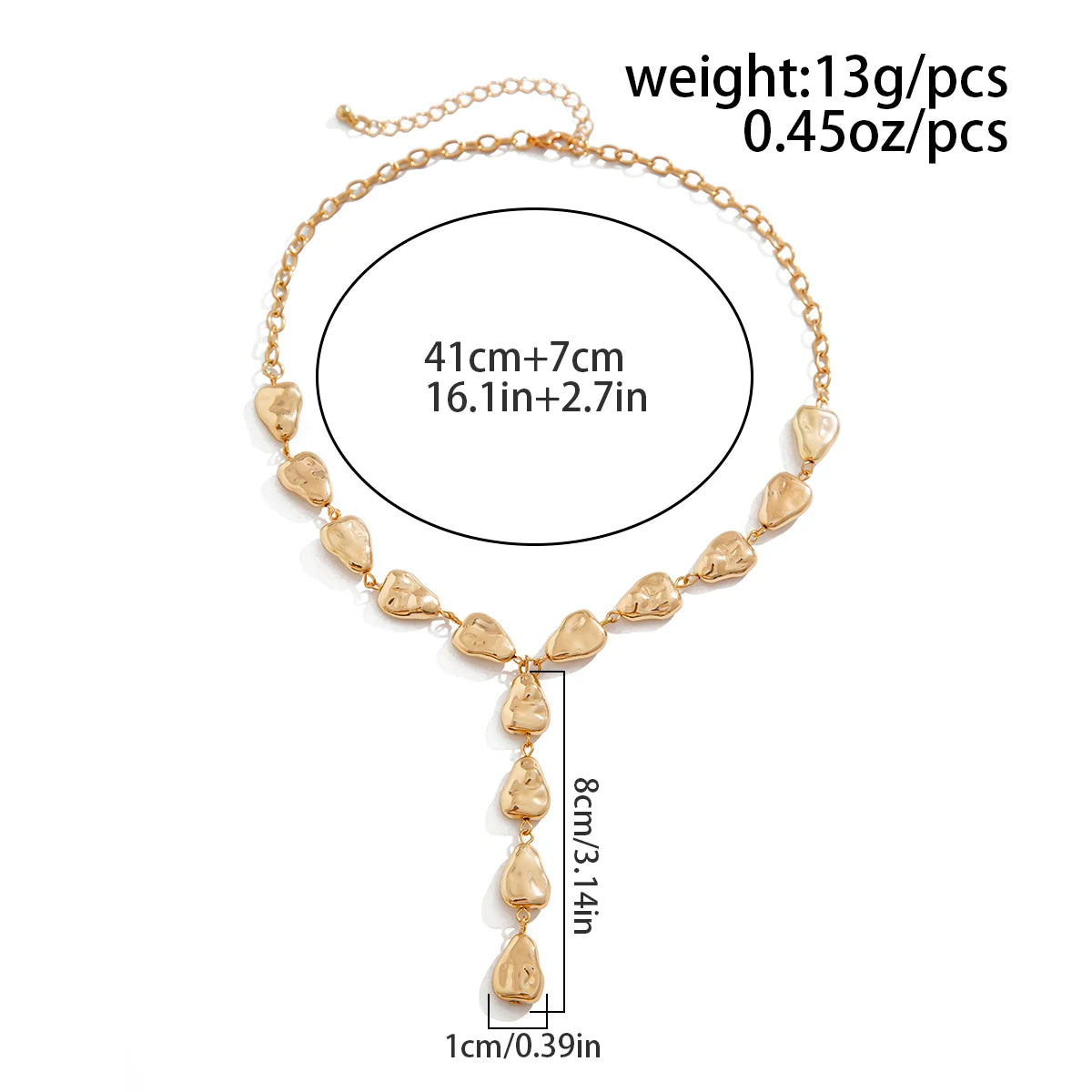 Y-Shaped Tassel Pendant Necklace