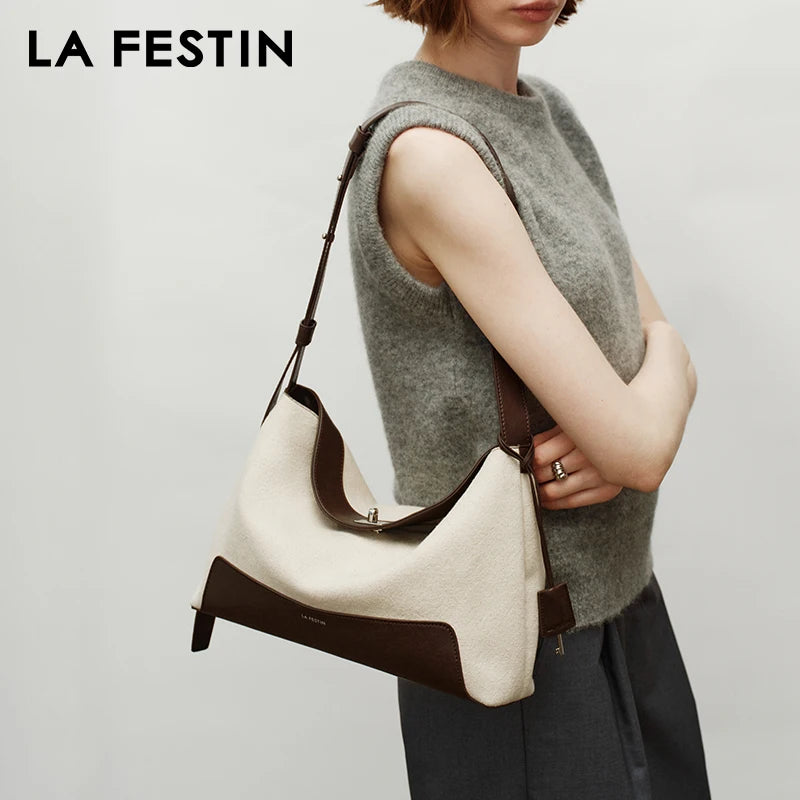LA FESTIN Large Shoulder Tote Bag 2026