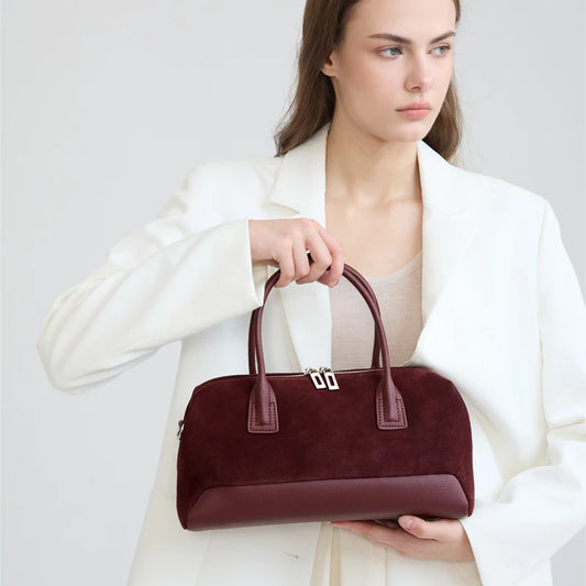 Women’s Suede Rectangular Tote Bag