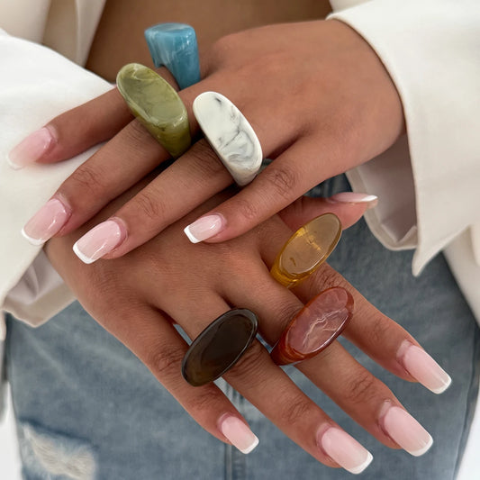 Boho Acrylic Ring
