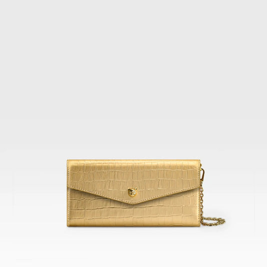 Leather Chain Wallet Bag