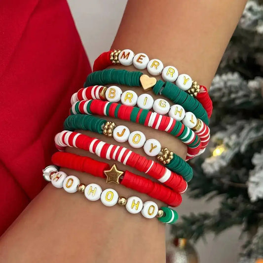 Colorful Beaded Bracelet Set