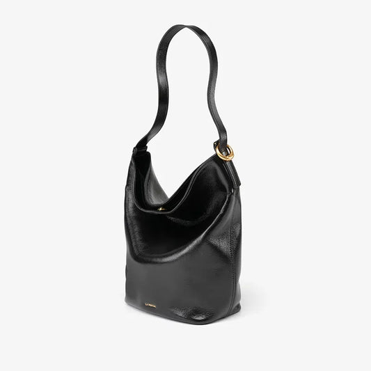 LA FESTIN Leather Bucket Crossbody Bag