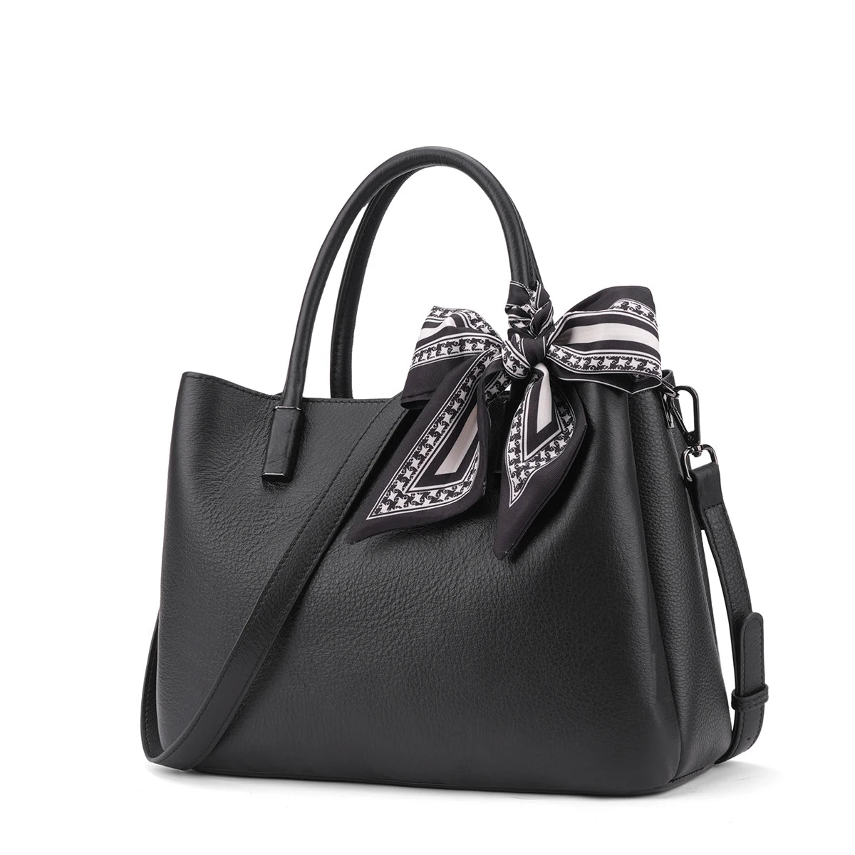 LA FESTIN Leather Top Handle Crossbody Bag