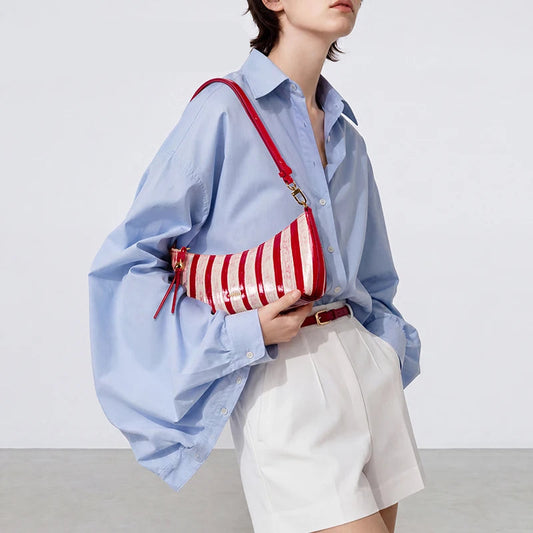 Vintage Leather Tassel Tote