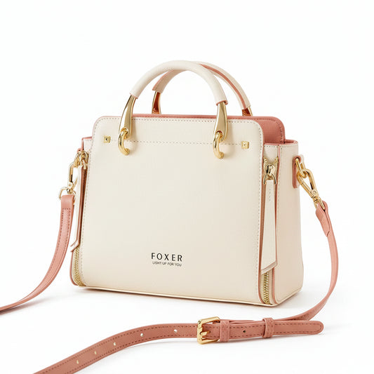 FOXER Leather Tote & Crossbody Bag