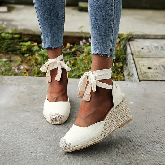 Espadrille Ankle Strap Sandals Comfortable Slippers Casual Shoes Breathable