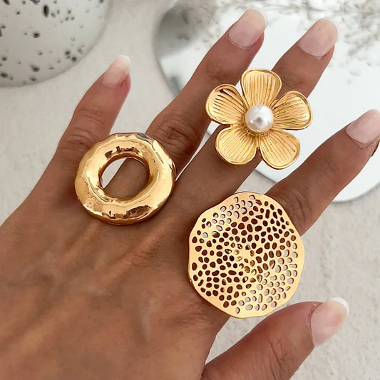 Butterfly Flower Ring