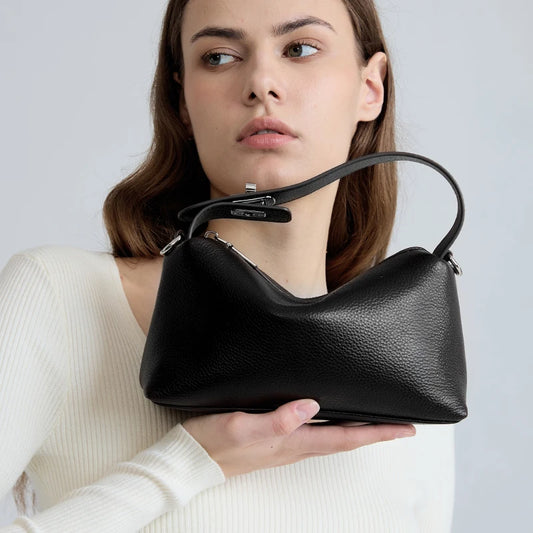Mini Leather Hobo Bag