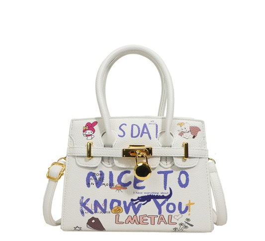Trendy Korean Style Small Square Messenger Bag